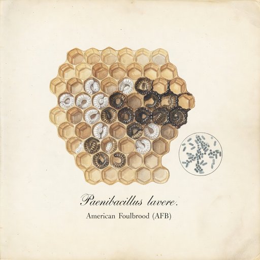 American Foulbrood (AFB) illustration