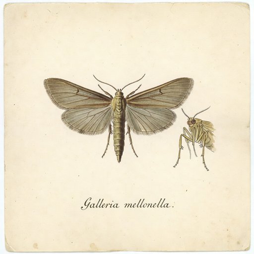 Wax Moth illustration