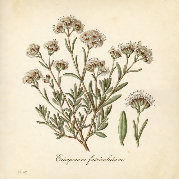 California Buckwheat botanical plate