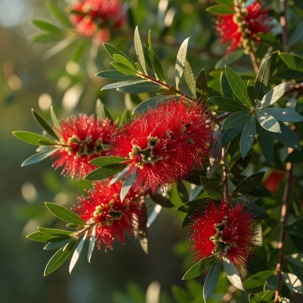 Crimson Bottlebrush