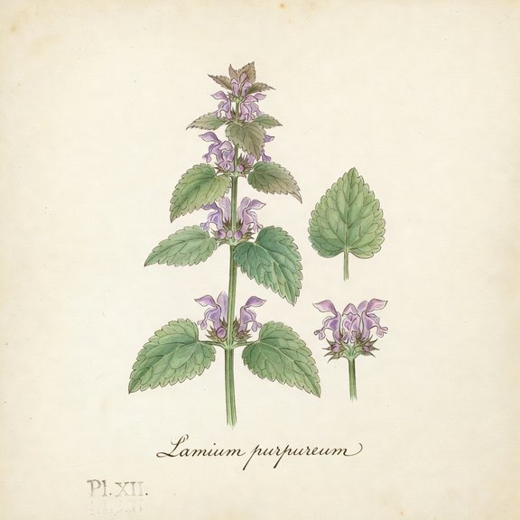 deadnettle botanical plate