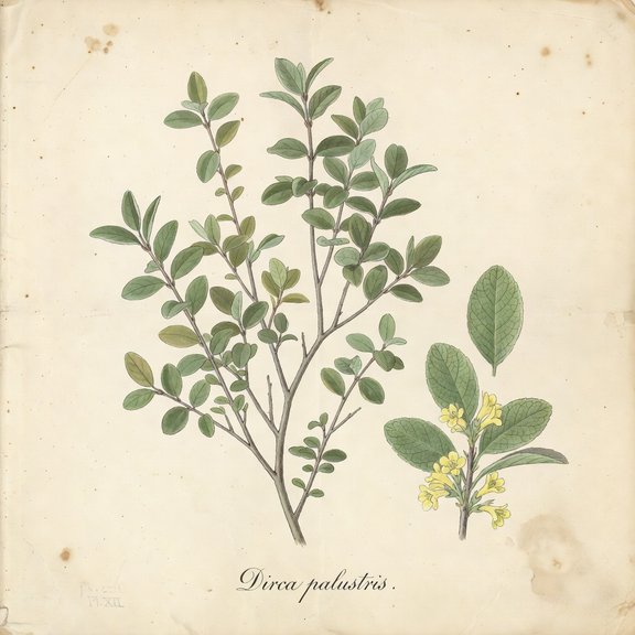 Leatherwood botanical plate