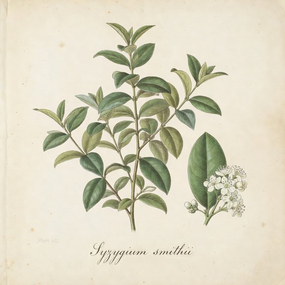 Lilly Pilly botanical plate