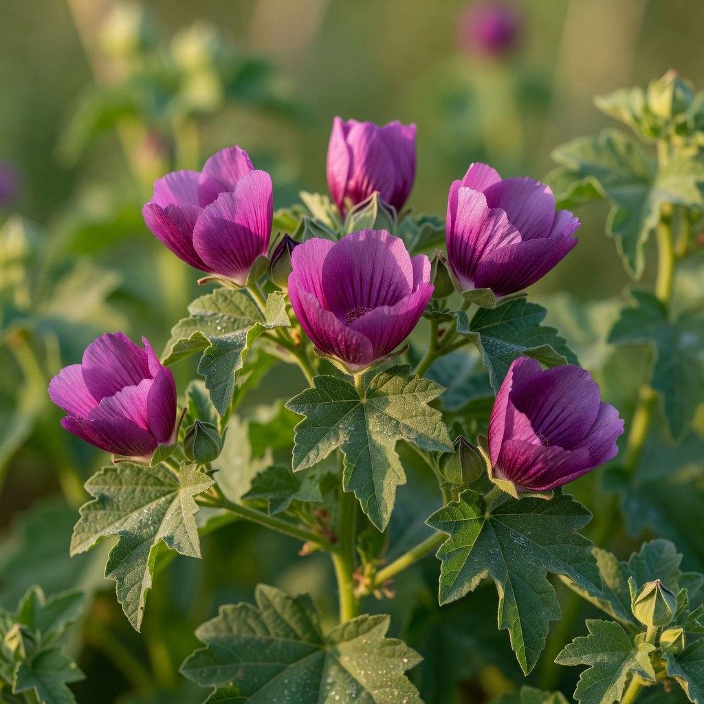 Purple Poppy Mallow