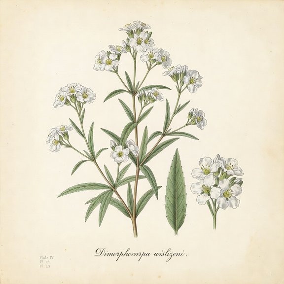 Spectacle Pod botanical plate