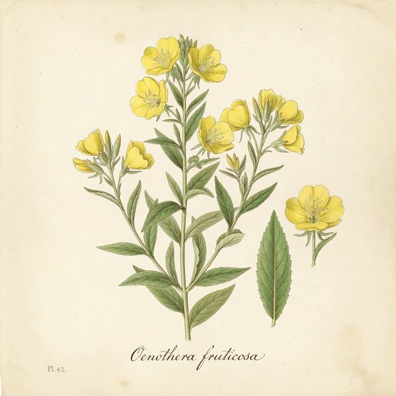 Sundrops botanical plate