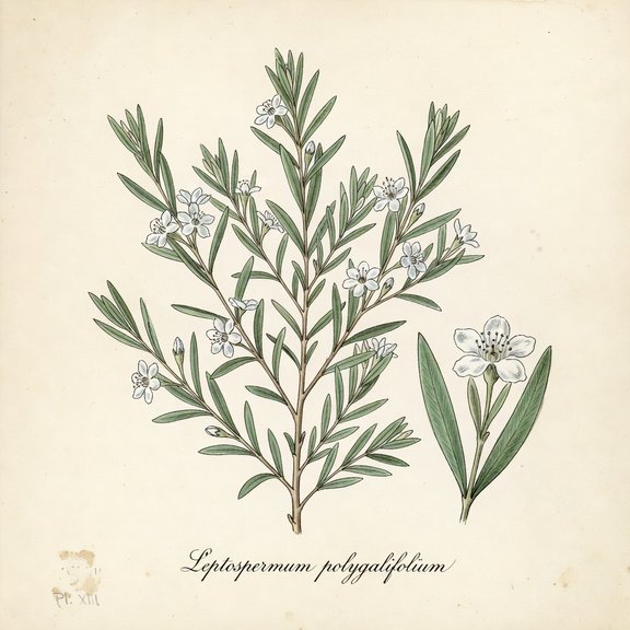 Tea Tree botanical plate